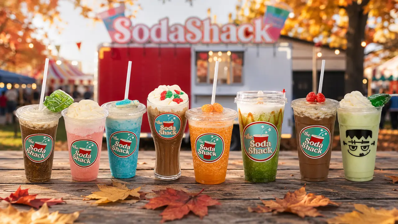 All drinks on table in fall